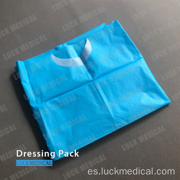 Kit de cambio de aderezo de herida médica desechable